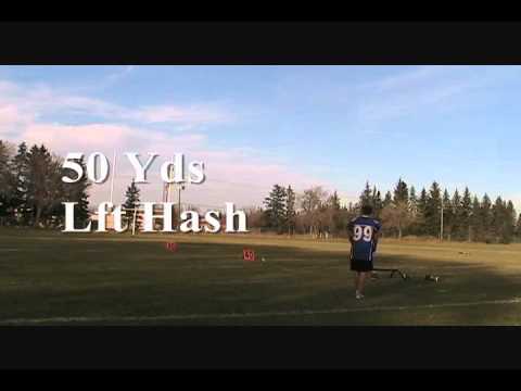 College Recruit Kicking Keegan Treloar