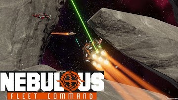 Nebulous Fleet Command: Multiplayer 3k 4v4 Can you beat 4 rail ships on one team?