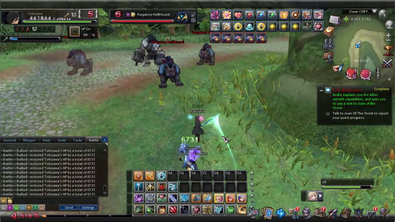 AuraKingdom Tachi Dawn Cliff Path