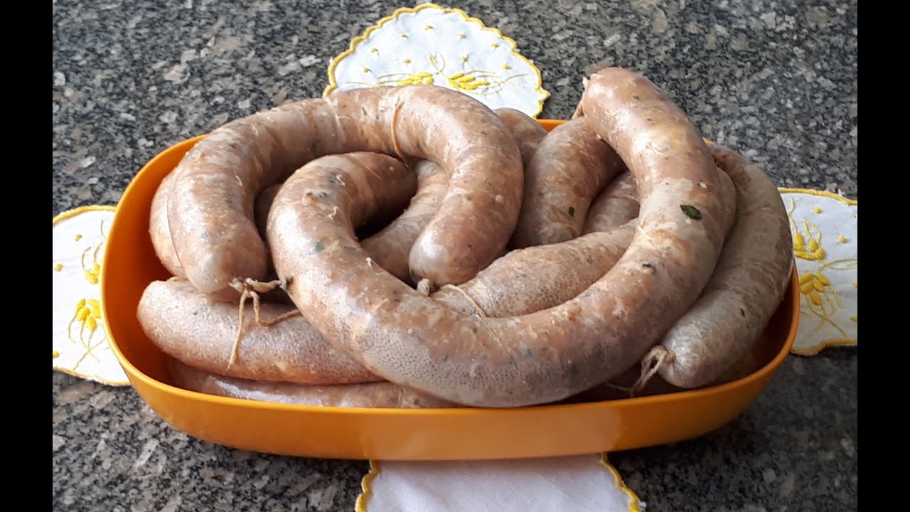 COMO FAZER LINGUIÇA CASEIRA YouTube