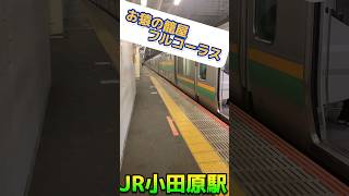 JR小田原駅「おさるのかごや」フルコーラス！【東海道線　小田原駅】( #鉄道 #jr #電車 #train #小田原 )