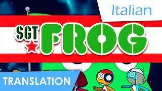 Sgt. Frog | full opening (Italian) Lyrics & Translation