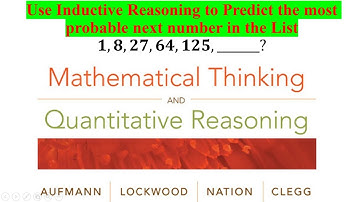 Ex # 1.1 Q # 4:  Use  Inductive Reasoning to Find the Probable Next Number in the List