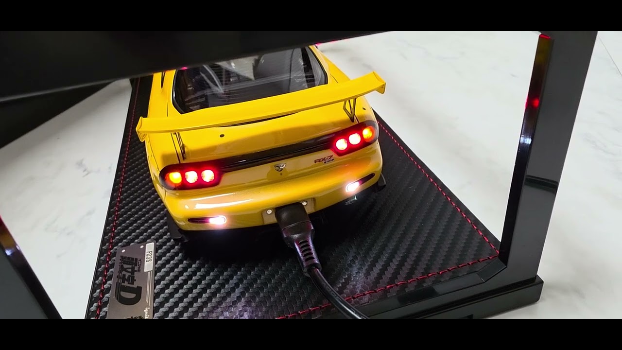 IG3801 INITIAL D 마쓰다 RX-7 (FD3S) LED 2 - YouTube