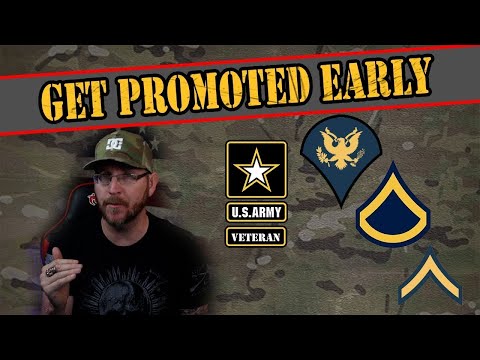 How to get promoted early in the Army