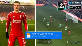 अपडेट! FIFA 16 MOD FC 26 Android ऑफलाइन | करियर मोड सभी खिलाड़ियों के चेहरे और किट के साथ | नया अ... screenshot 4