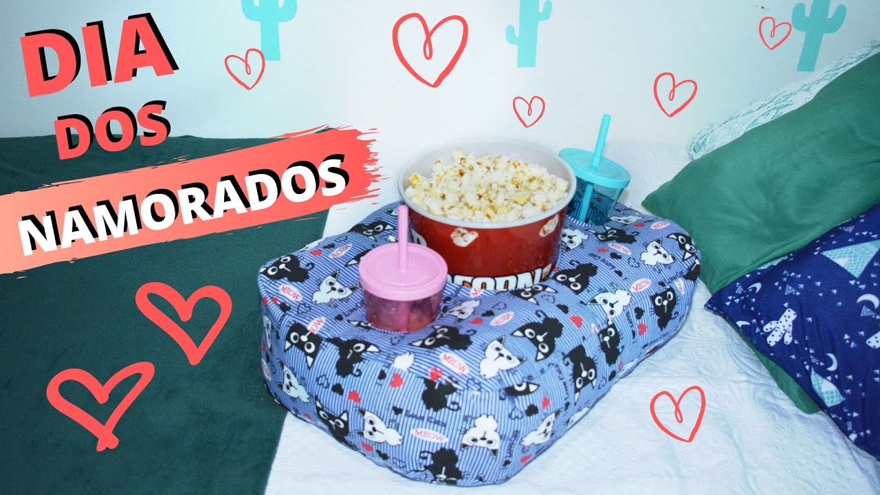 COMO FAZER ALMOFADA PORTA PIPOCA | DIY