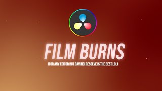 Film Burn Transitions In DaVinci Resolve 18 -  Plus Free Download screenshot 5