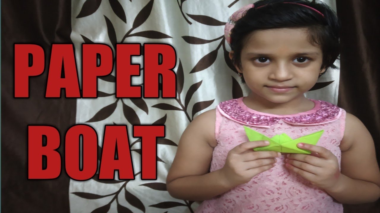 HOW TO MAKE A PAPER BOAT YouTube