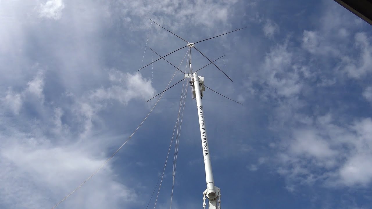 HomeBrew 20 Meter Cubical Quad Antenna At 70 Feet For Ham Radio, Field Day 2023!!! image