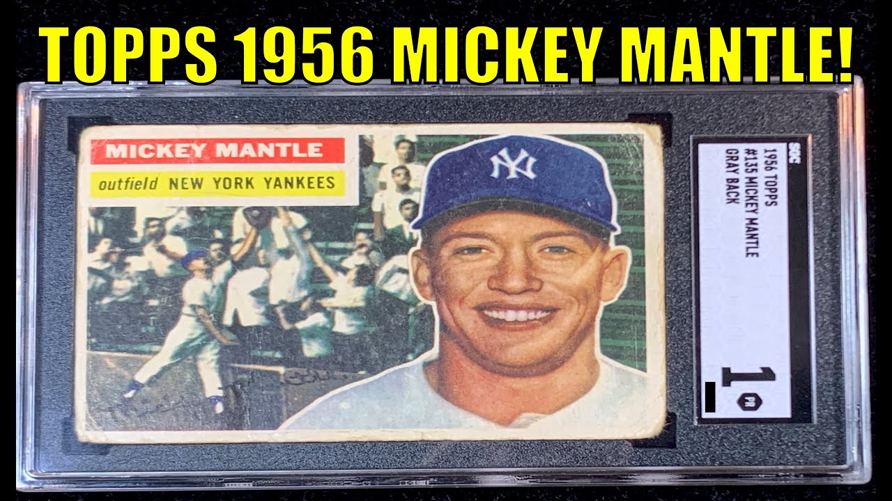I bought a Topps 1956 Mickey Mantle Card!