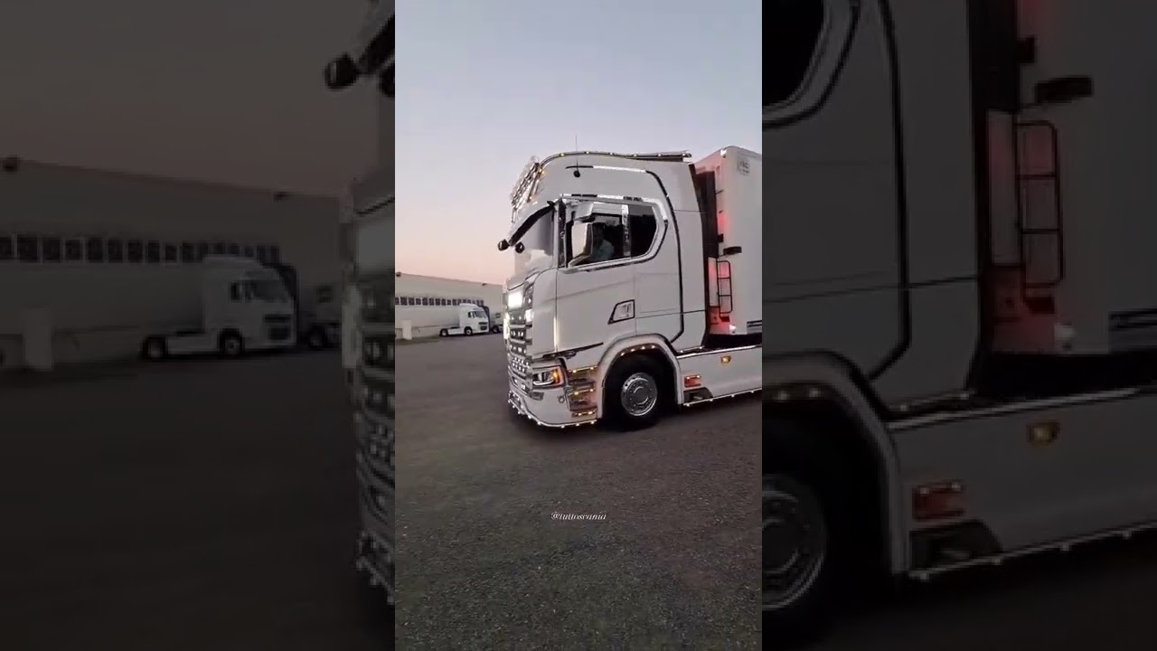 Chrome White Frigo Scania🚚🔥