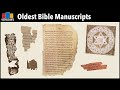 Oldest Bible Manuscripts