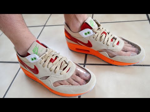 clot air max 1 kiss of death on feet