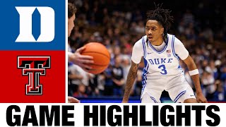 #3 Duke vs #19 Texas Tech Highlights | Men's Basketball | College Basketball 2025