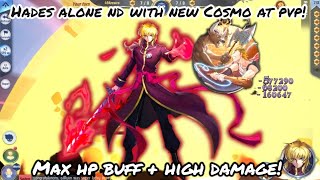 Saint Seiya: Awakening (KOTZ) - Hades Alone ND with New Cosmo at PvP! Max HP = Buff More Damage!
