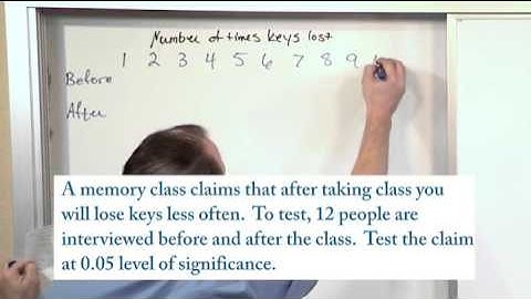 Lesson 13 Hypothesis Testing - Two Means - Dependent Samples, Part 3