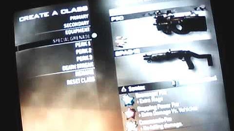 MW2 custom class setup