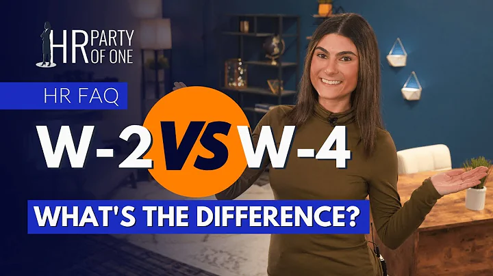 What's the Difference Between a W-2 and a W-4?