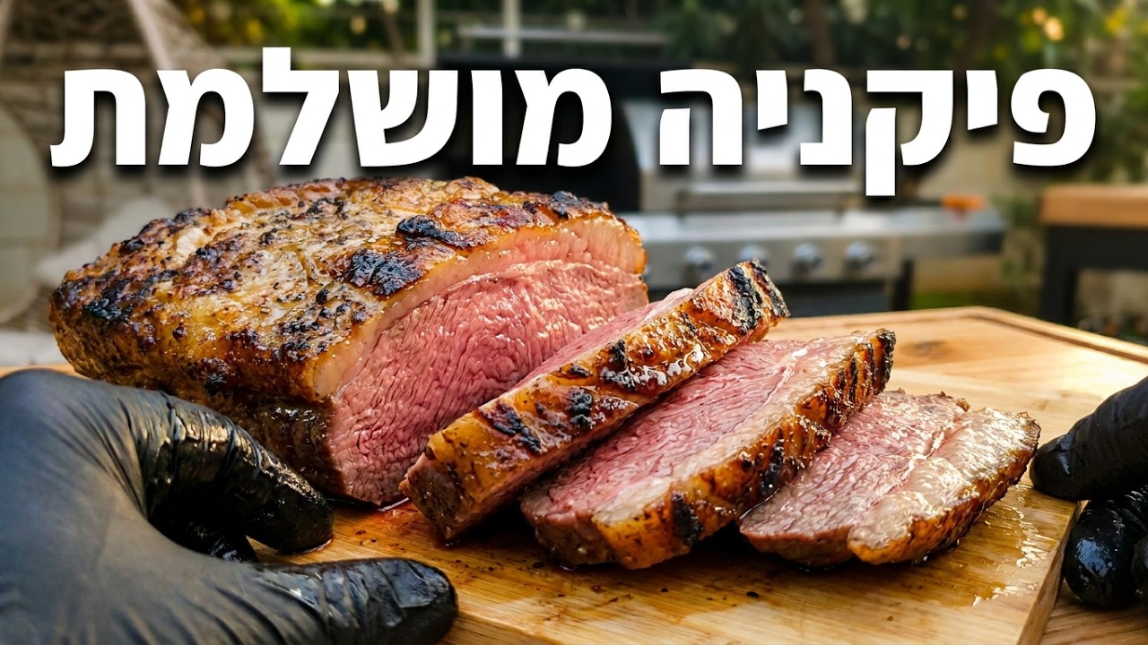איך צולים פיקניה על הגריל - דניאל בלילתי מארח את רוסלנה רודינה