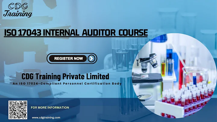 Become an ISO 17043 Internal Auditor with CDG Training Private Limited | Get Course Link Below |