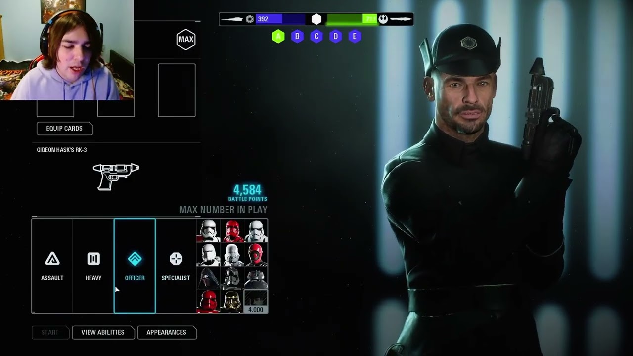 Trying Out Gideon Hask In Star Wars Battlefront 2!