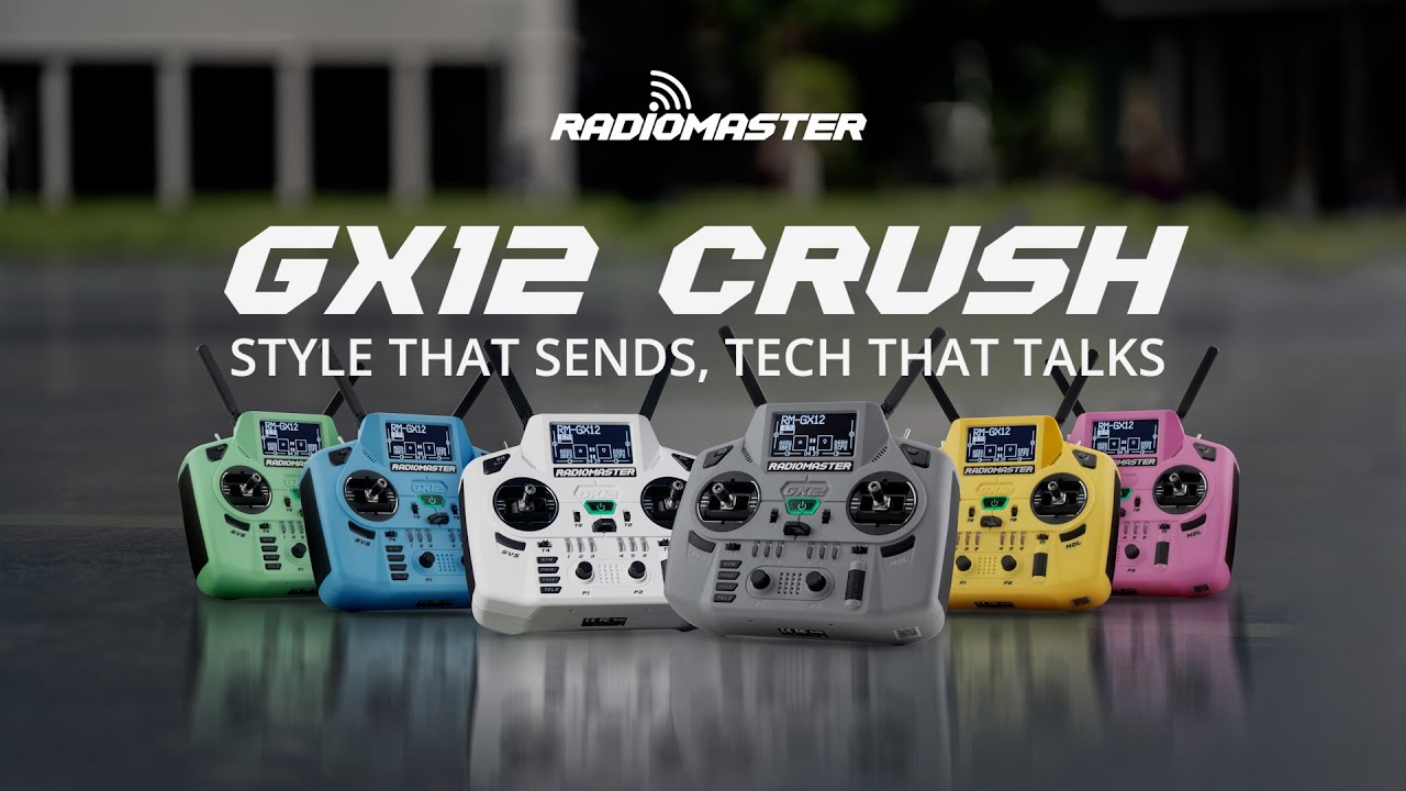 RadioMaster GX12 Crush | Style That Sends, Tech That Talks