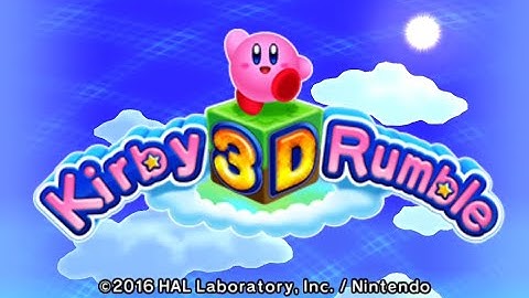 Kirby: Planet Robobot 100% Walkthrough part 20: Kirby 3D Rumble