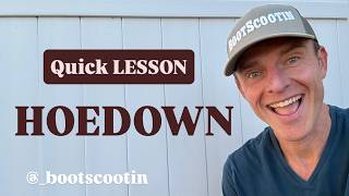 HOEDOWN Line Dance  -  Quick LESSON w