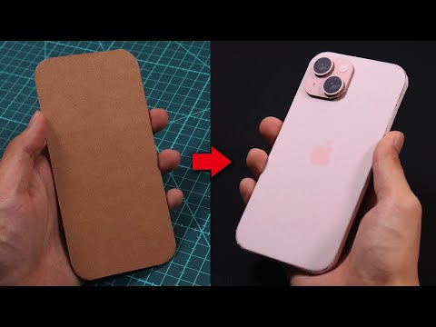 박스로 아이폰 15 만들기 / Making an <strong>iPhone</strong> 15 out <strong>of</strong> cardboard