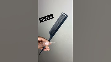 How to make STITCH BRAID PARTING COMB