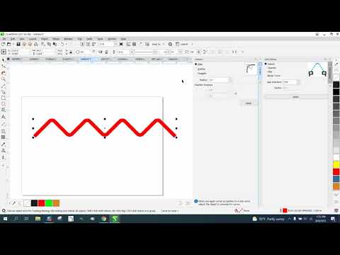 CorelDraw Tips & Tricks Zigzag Line