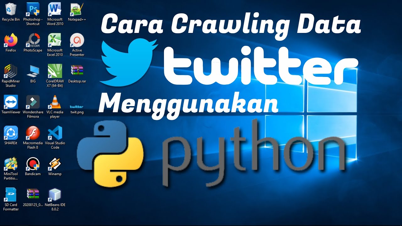 Cara Crawling Data Twitter dengan Python - YouTube Cara Crawling Data Twitter dengan Python - YouTube