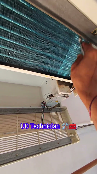 Quilling Coil Philips Damage #explore #Aircon #hvac #airconditioner #public #repair #shorts