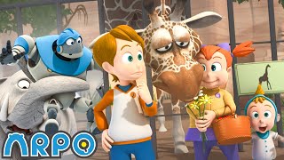 Hayvanat Bahçesinde 🐘🐊 | Robot ARPO 🤖 | Çocuk Çizgi Filmleri