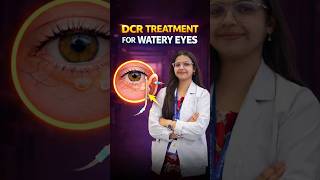 Watery Eyes Treatment | DCR Surgery Explained | Tear Duct Blockage #shorts