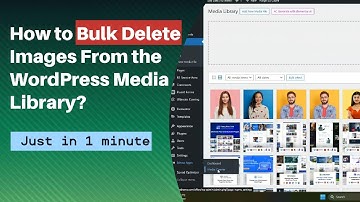How do you bulk delete images from the WordPress Media Library using a plugin?