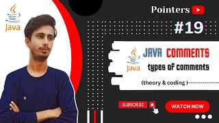 Comments in Java #19 | types of comments in java | Java Course | Java Tutorial | Pointers Wealth