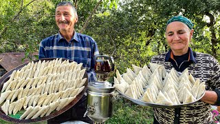 Recipe of Azerbaijani Baklava! Everything cooked in the village is 10 times tastier