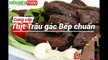 Thịt trâu gác bếp - Đặc sản Tây Bắc