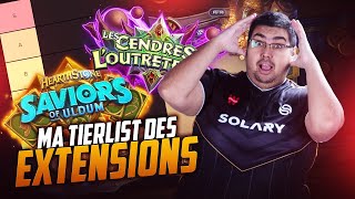 Tiers list des extensions HEARTHSTONE !