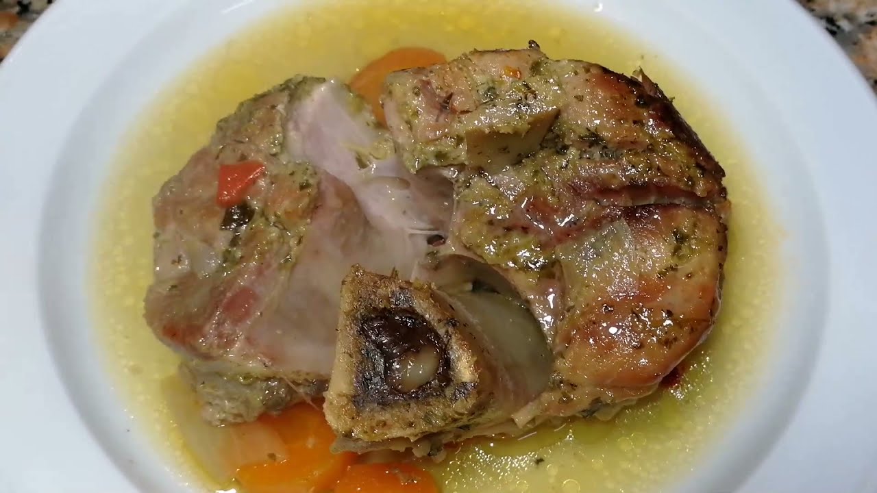 CERDO AL HORNO*CODILLO AL HORNO MUY FACIL  SUPER JUGOSO*