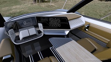 Rendering a Gravity Sketch model in VRED: Mobile Office Interior