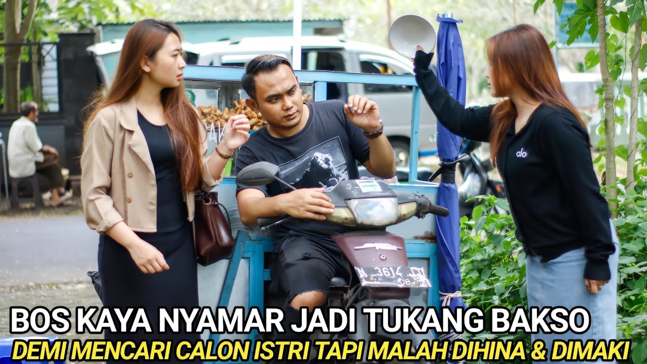 BOS KAYA NYAMAR JADI TUKANG BAKSO DEMI MENCARI CALON ISTRI!! TERNYATA BEGINI ALASANNYA 100% BAPER !!