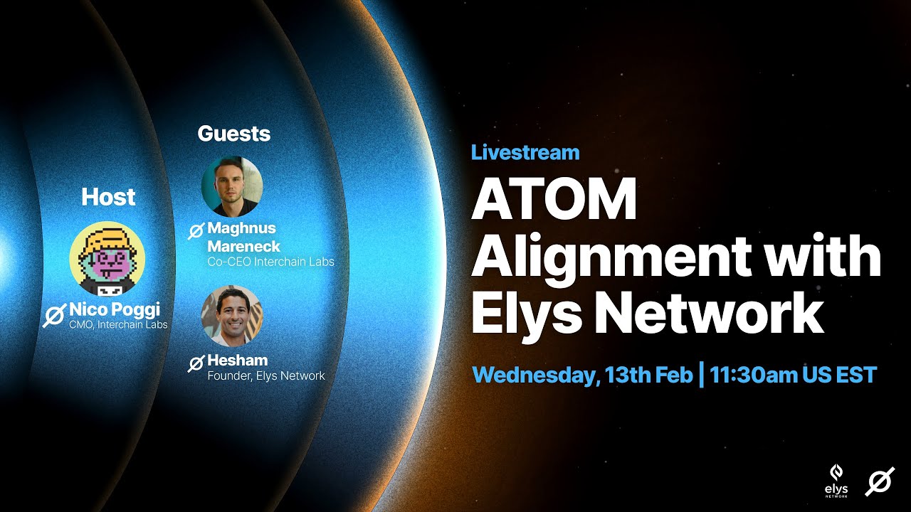 ATOM alignment Elys Network x Cosmos - YouTube