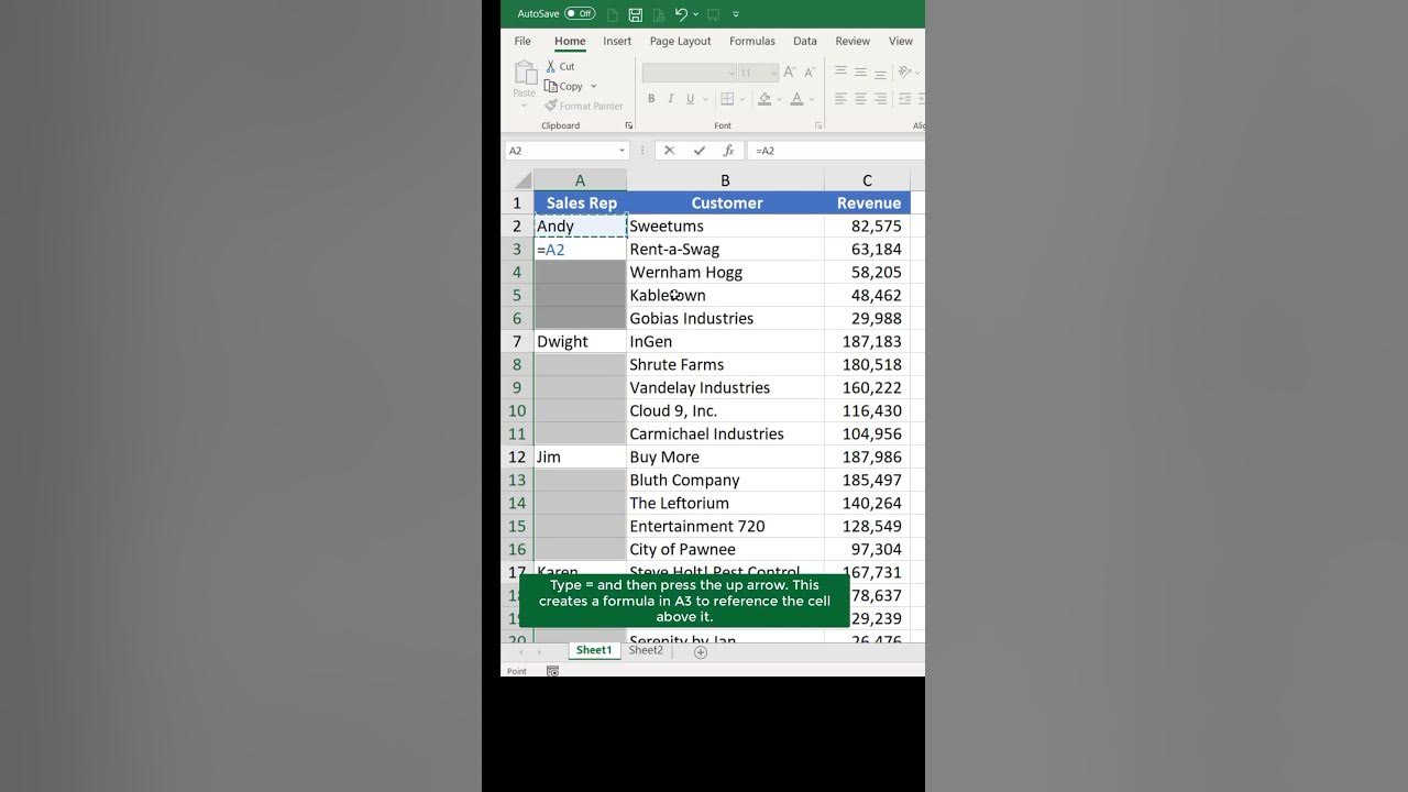 Select and fill blanks in excel youtube