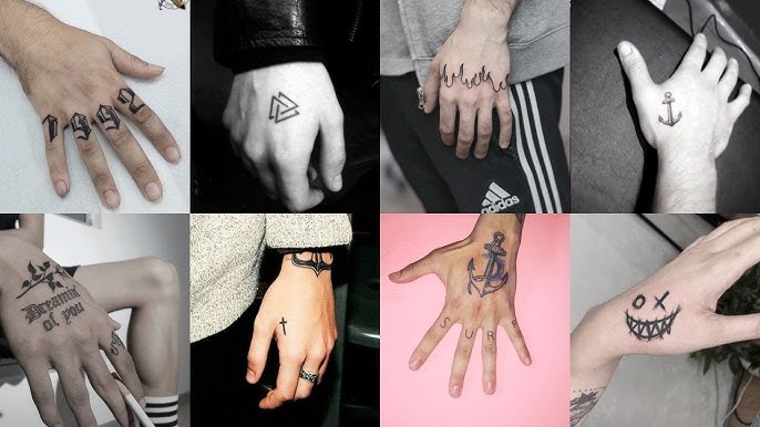 TATUAGEM NA MÃO MASCULINA: 35 Ideias de Tattoos na Mão pra inspirar!   Tatuagens na mão para homens, Tatuagem na mão, Tatuagem na mão masculino