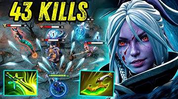 Insane Burst Damage 43Kills 🔥 Swift Blink + Butterfly Builds 🔥🔥🔥 Drow Ranger Dota 2