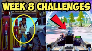 How To Do ALL Week 8 Challenges- Fortnite Chapter 2, Season 3