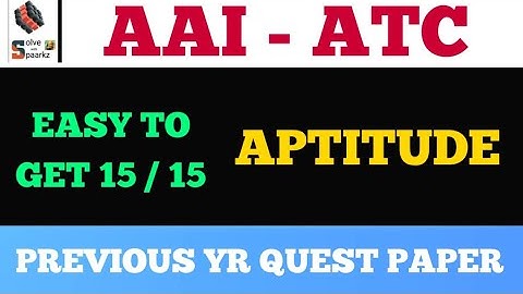 AAI ATC APTITUDE PREVIOUS YEAR QUESTIONS & DISCUSSION | AAI ATC PREPARATION & ONLINE COACHING TAMIL